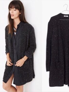 Madewell Donegal Kent Wool Cardigan Sweater